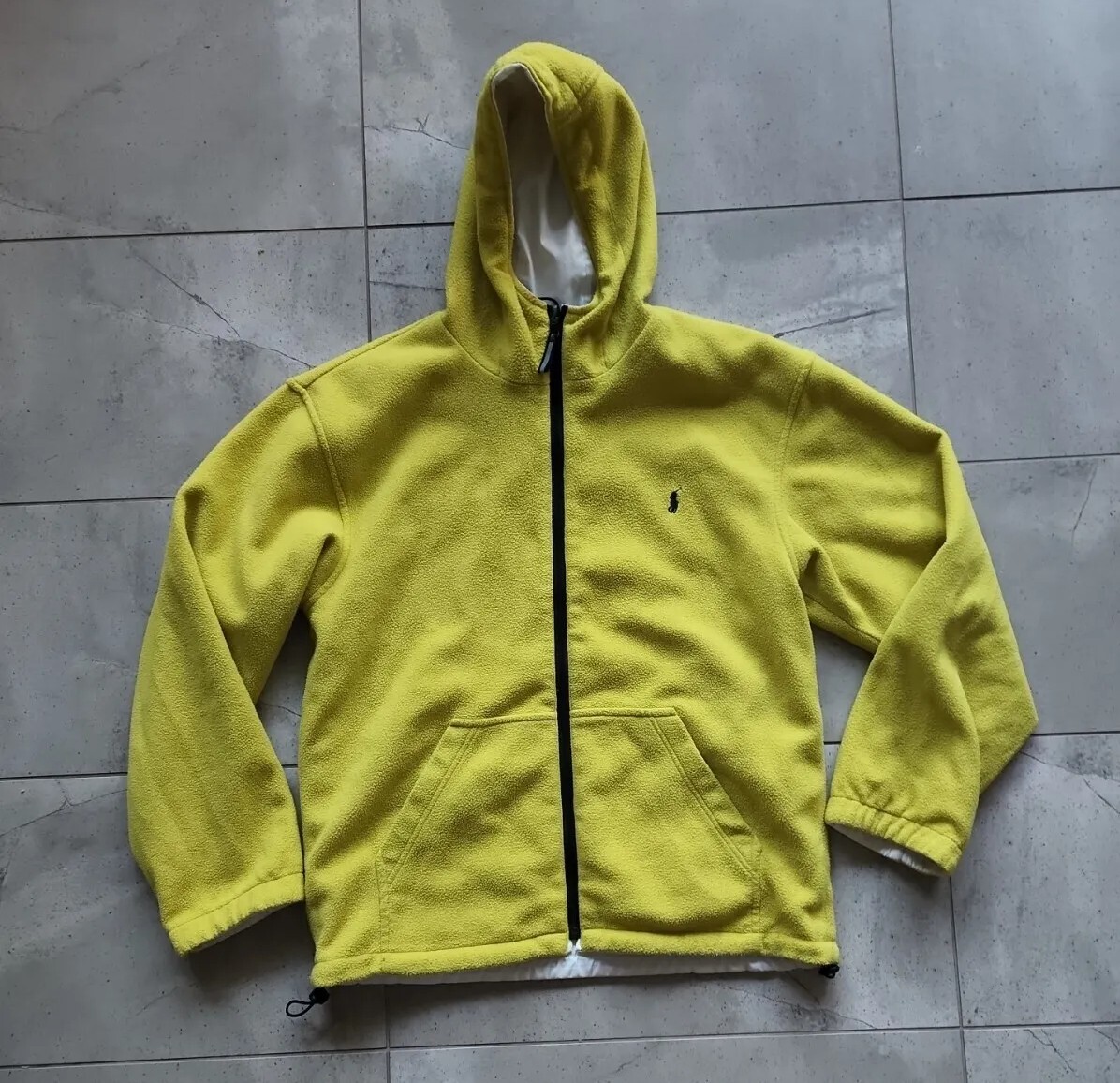 【リバーシブル】Ralph Lauren スポーツジャケット　ツイード Polo Sport Reversible White Green/yellow Ralph Lauren jacket