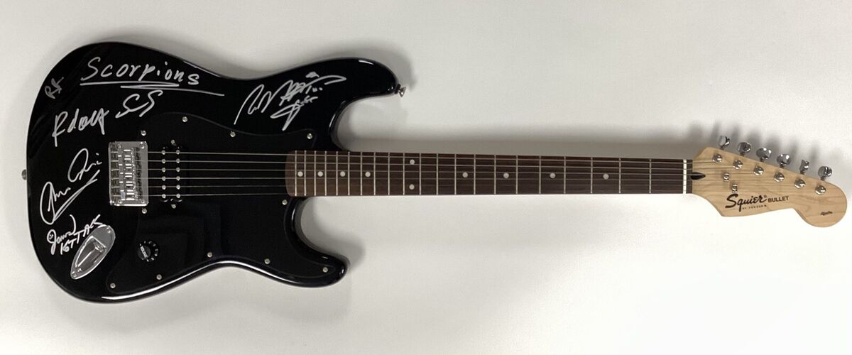 Scorpions Band Signed Guitar Rudolf Schenker Meine Jabs Scorpions Band Signed Guitar Rudolf Schenker Meine Jabs