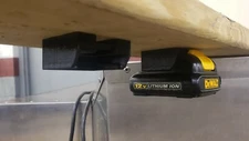 **2 Pack** Dewalt 12V Locking Battery Holder Mount