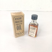 Vintage Keystone Projector Lubricating Oil In Original Box