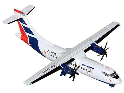 ATR 42-500 Commercial Aircraft ''Cubana'' (CU-T1240) White with Blue and Red Tail