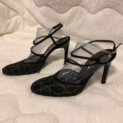 silver strappy heels closed toe