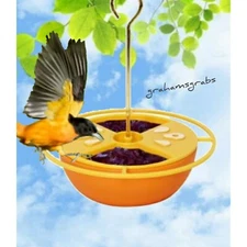 HEATH CITRUS BUFFET ORIOLE FEEDER HEATHCF131 FEEDS NECTAR JELLY MEALWORMS FRUIT