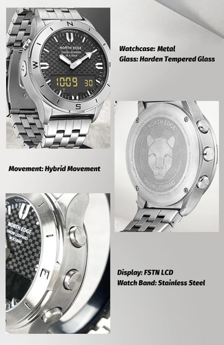 Herren Sport Digitaluhr Wasserdicht Business Luxus Uhr Outdoor Smartwatch - Bild 13 von 16