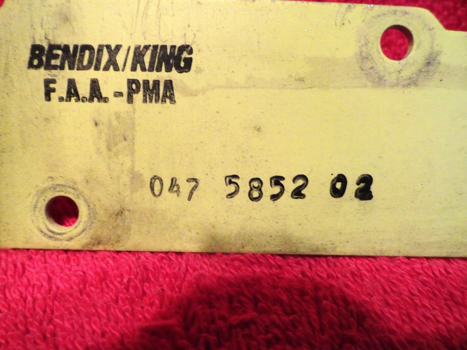 BENDIX/KING AUTOPILOT SERVO BRACKET P/N 047-5852-02 | eBay