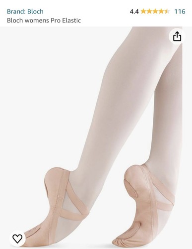 Scarpe Da Balletto Bloch S0621L Per Donne - In Tela Con Suola In Gomma, PRO Elastic