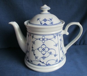 Form Marienbad Ingres Weiss Teekanne 1 3 Liter Kanne Indisch Blau Porzellan Ebay