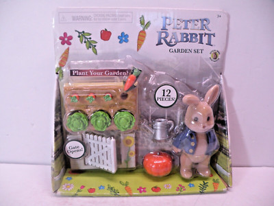 Just Play Peter Rabbit 12 pc Garden Set Calico Critters Sylvanian Size Sealed