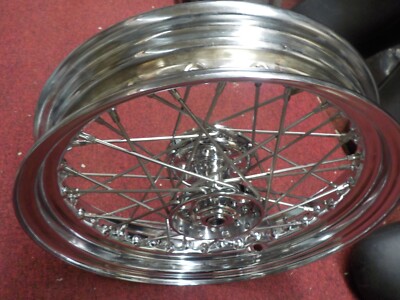 Pan Head, Knuckle Head, Shovel Head, 16'' Wheel, Stainless Spokes, 40982-40B
