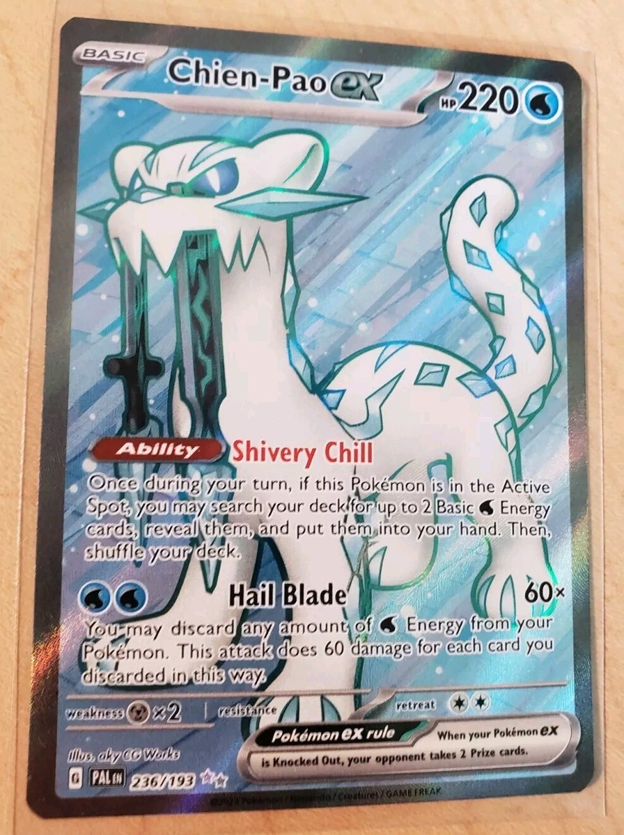 パオジアンex Chien-Pao ex Pokemon Card Game/[SV2P] Snow Hazard]Chien-Pao ex 093/071