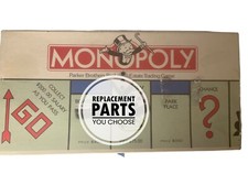 Monopoly 1935 1946 1961 1985 Board Game REPLACEMENT PARTS PIECES YOU CHOOSE