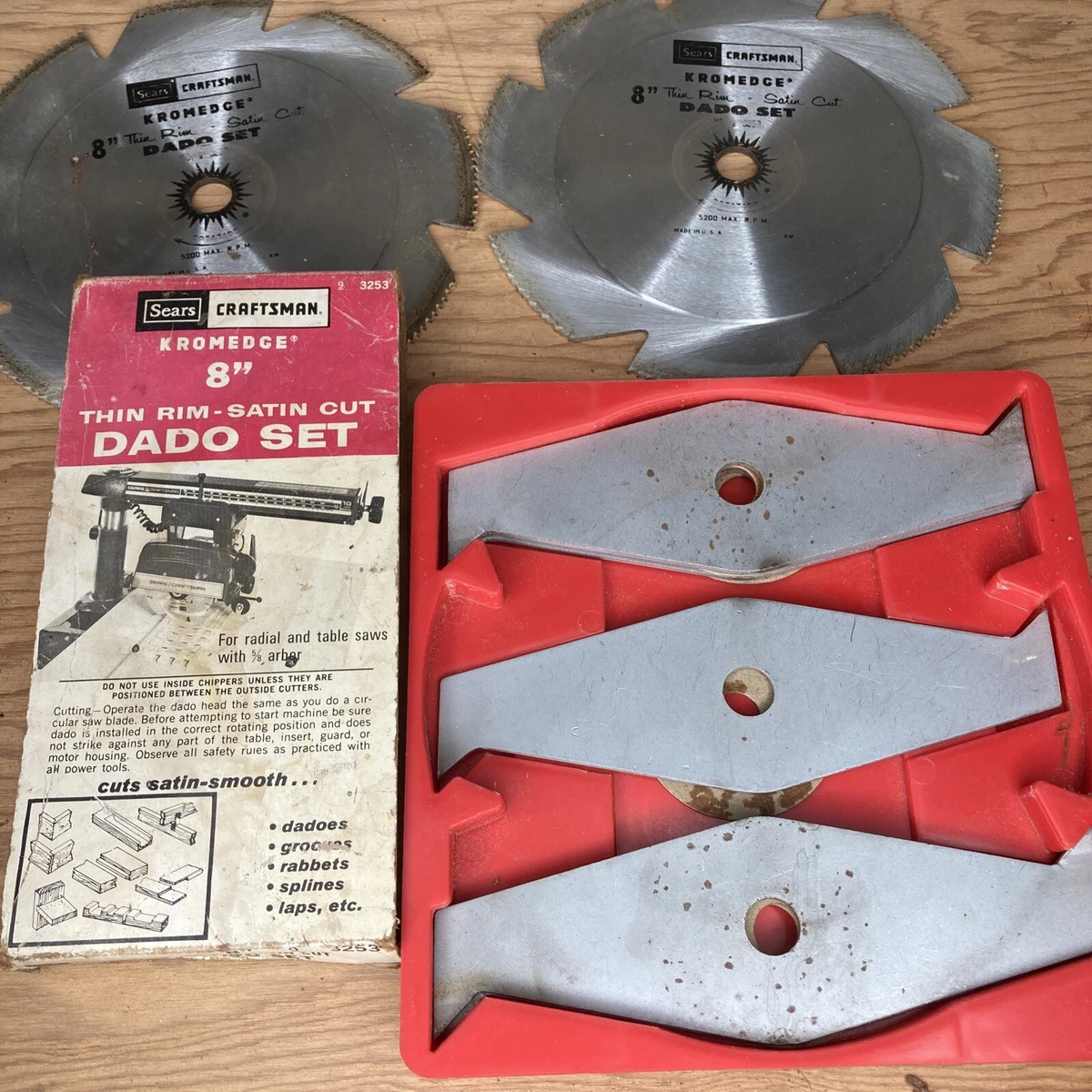 SawStop Dado Stack Setup With Diablo Blades, 43 OFF