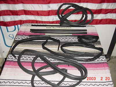 FIT JEEP DOOR WEATHER STRIP SEALS 10PC BOTH DOORS 82-95 CJ7 YJ,MOVING VENT STYLE