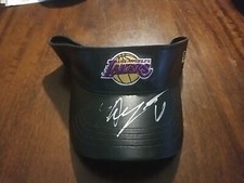 Sasha Vujacic Aoutograph Loa Angeles Lakers Black New Era visor