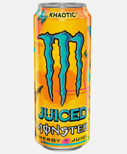 MONSTER ENERGY JUICED KHAOTIC - ENERGY DRINK - 500ML CAN - COLLECTORS - RARE