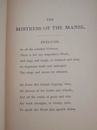 1884 HERRIN DER MANNSE: EIN GEDICHT / J.G. HOLLAND - Bild 5 von 7