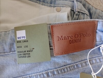 Marc O'Polo LINUS Jeans *MASSE maximal 35,5W x 30,5L* (Größe 33W x 32L) UVP 99£