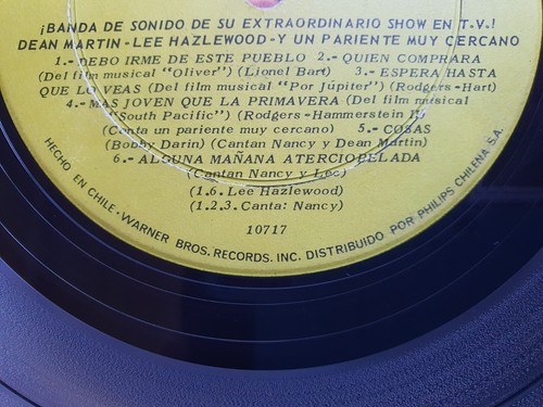 NANCY SINATRA FRANK SINATRA MOVIN' WITH NANCY 1967 MONO UNIQ CVR RARE CHILEAN PR - Picture 12 of 22