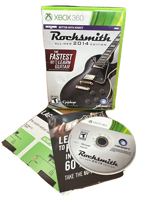 Rocksmith 2014 Edition (Microsoft Xbox 360, 2014)  CIB Game Only
