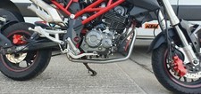 Benelli TNT 125 & 135 Tornado+Naked  Down-Pipe Exhaust header UK Made Ø32