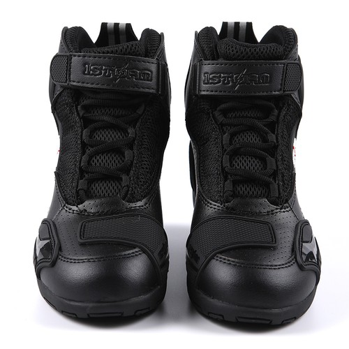 1Storm Botas de Motocicleta Para Hombre Ciclista Carreras Negras Senderismo Trekking Botas al aire libre - Imagen 3 de 5