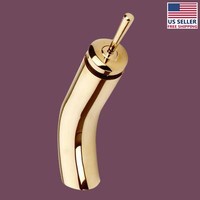 Tall Waterfall Faucet Heavy Cast Brass Gold Pvd Round | Renovator's Supply on sale Tall Waterfall Faucet Heavy Cast Brass Gold Pvd Round | Renovator's Supply on sale