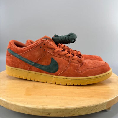Nike SB Dunk Low Burnt Sunrise Men's Size 18 Shoes Orange Suede