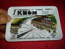 Ancien Cendrier Plastique Plastorex Rumilly Exporoute du Meuble KUOM Rantigny 