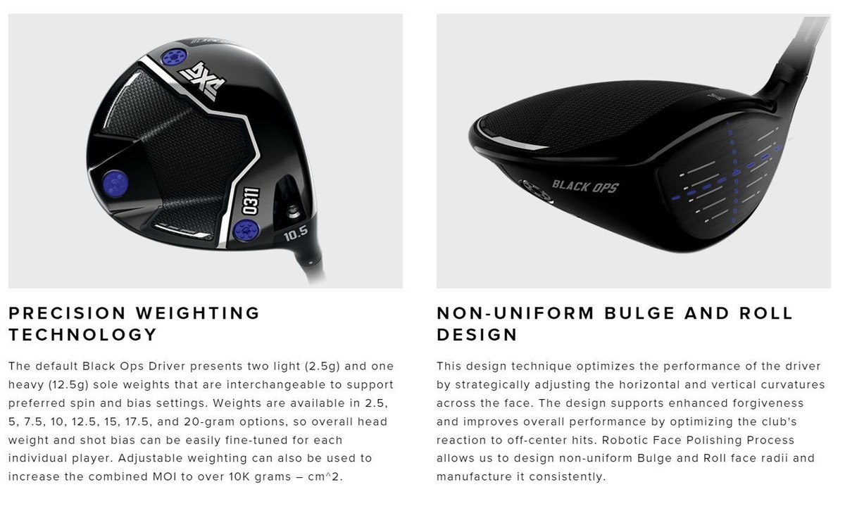 PXG 0311 Black Ops LH Left-Handed 10.5* Golf Club Driver
