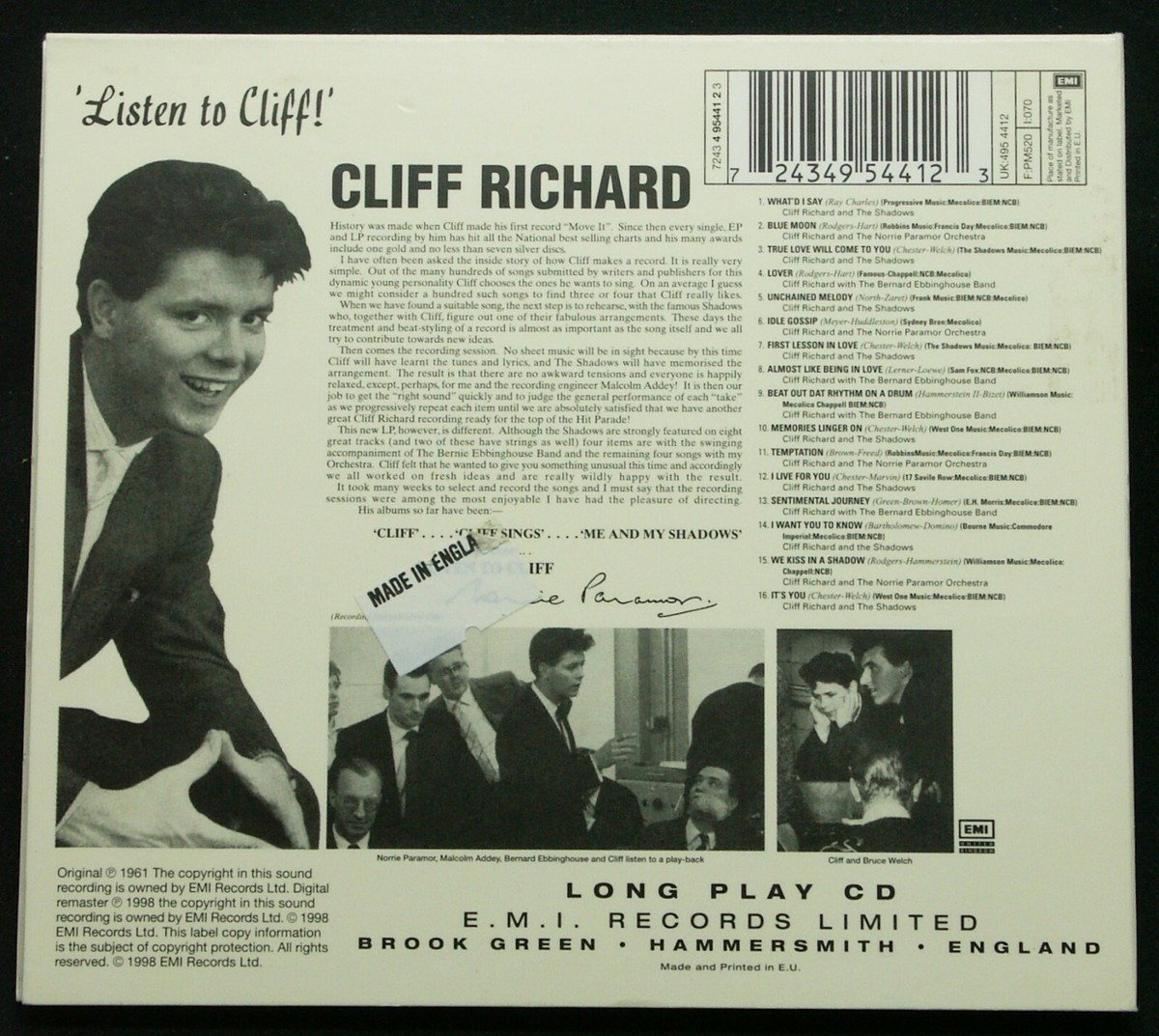 AOR CD cliff richard④ Richard, Cliff - The Cliff Richard Collection 1976-94