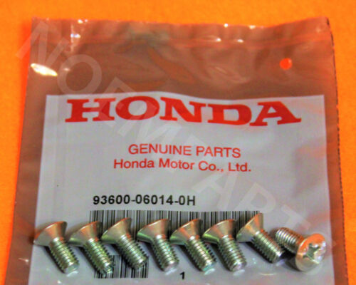 8 x Genuine OEM Honda Acura Disc Brake Retaining Rotor Screws 8 pcs  - Picture 1 of 1