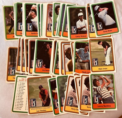 55 1981 Donruss golf cards Hale Irwin Tom Kite Johnny Miller Trevino SL Weiskopf