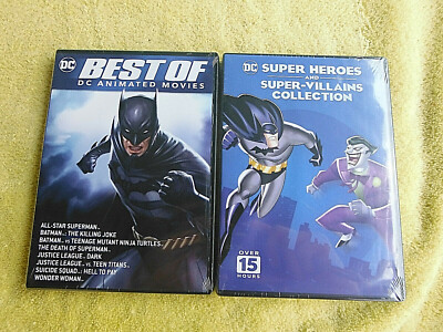 NEW/SEALED DVD SET! DC BEST OF ANIMATED MOVIES & SUPER HEROES