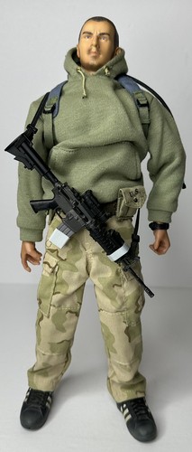 1999 WWII Dragon Models 12" Action Figure US Soldier Wearing Adidas Shoes - Picture 1 of 20