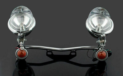 Driving Passing Turn Signal Spot Light Bar For Honda Yamaha Suzuki Kawasaki CA