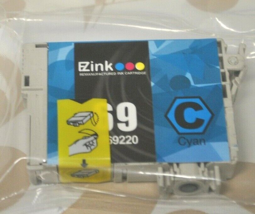 EZ Printer Ink 69 Cyan T069220 Sealed in Package