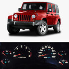 <!--F#f_0-->White Dash Instrument Gauge Cluster Speedometer LED fit Jeep Wrangler TJ 97-06<!--F/-->