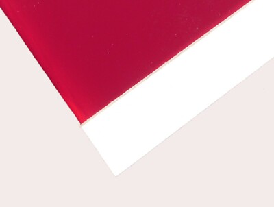 Plexiglas  Platte Zuschnitt GS getönt cerry rot (3C01), 1000 x 500 x 3 mm