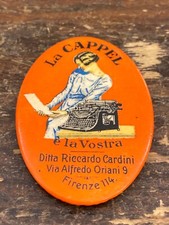 Specchietto Pubblicitario La Cappel-Macchine da scrivere Ditta Cardini Firenze40
