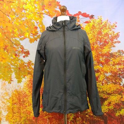 Sprayway grey 100% polyamide full zip Ion Jacket. UK women's size 12