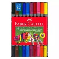 4005401511106 Flamastry Dwustronne 10 KoloróW Faber Castell Faber Castell
