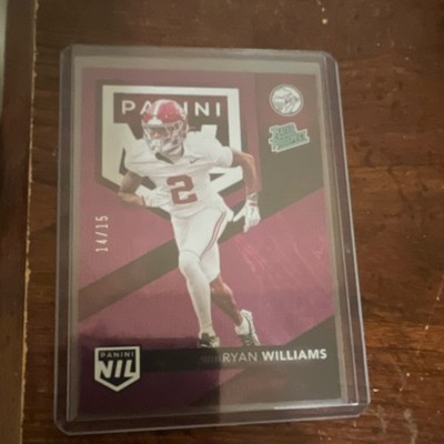 Panini 2025 National Convention Ryan Williams Purple /15 #NIL8 Alabama (RC)