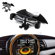 Union Jack Metal Car Cell Phone Holder Bracket Dashboard Stand For Mini Cooper F