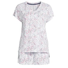 Secret Treasures Women's Pajama Set Loungewear Top Short Bottoms Medium