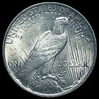 1924 Peace 90% Silver Dollar $1 Philadelphia Mint Lot D2-307 Nice Grade — photo 4