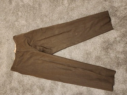 WW2 Army Military Pants Wool Serge Trousers 34x31