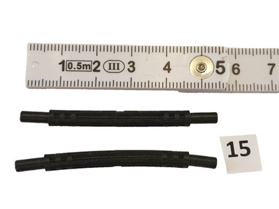 Lego Technic 2x Flex Achse ca. 5cm  Schwarz 15 siehe Foto!