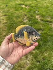 VNTG Hand Carved, hand painted sunfish. 