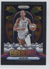 2025 Panini Prizm WNBA Groovy A'ja Wilson #1 00lk