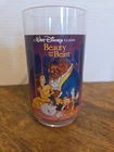 VINTAGE 1994 Disney Cups Glasses Beauty and the Beast Burger King Coke